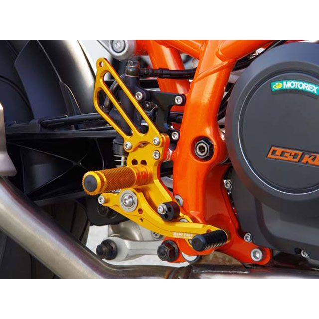 BABYFACE バックステップキット カラー ブラック 002-KT007BK ベビーフェイス バックステップ関連パーツ バイク 690 DUKEのサムネイル