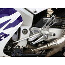 正規品／ベビーフェイス バックステップキット 仕様：レース カラー：シルバー 002-H028SVR BABYFACE バックステップ関連パーツ バイク RVF400