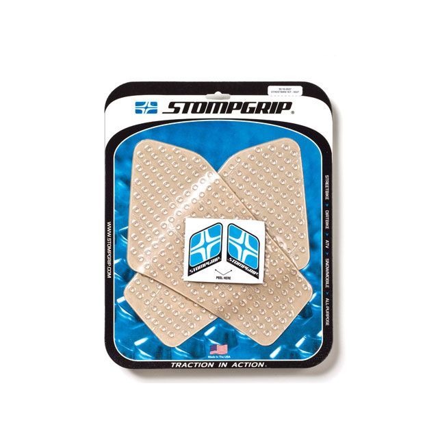 【正規品】STOMP GRIP トラクションパッド タンクキット カラー クリア 55-10-0027C ストンプグリップ タンク関連パーツ バイク GOLDWING