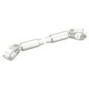 KITACO ハンドルブレース ショートタイプ カラー シルバー 619-9010160 キタコ ハンドル関連パーツ バイク 汎用(φ22.2)