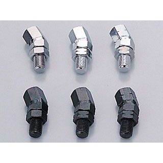 HURRICANE ミラー角度調整アダプター メッキ（M10正ネジ→M10逆ネジ） HA6286C メーカー在庫あり ハリケ..