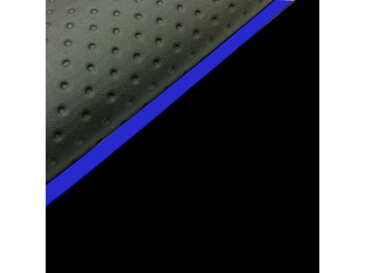 バイクブロス ダンク シート関連パーツ ダンク（AF74）用 カスタムシートカバー（エンボスブラック後部黒） 青