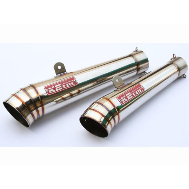 K2-tec GPスタイル メガホンサイレンサー テーパー長 200mm 外径 φ90 差込径 φ50.8 gpm20-95h ケイツーテック マフラー本体 バイク 汎用