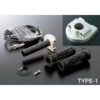 ACTIVE 車種専用スロットルキット TYPE-1 ホルダーカラー シルバー 巻取径 φ40 1069086 アクティブ グリップ関連パーツ バイク 749 999