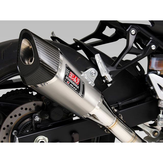 ヨシムラ Slip-On R-11 サイクロン 1エンド EXPORT SPEC 政府認証 サイレンサー：ST（チタンカバー） 110-158-5E80 YOSHIMURA マフラー本体 バイク GSR750