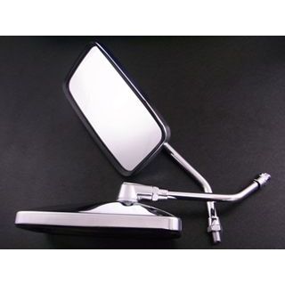 ALBA 2本セット 角型ミラー 10mm 101-021 アルバ ミラー関連パーツ バイク 汎用