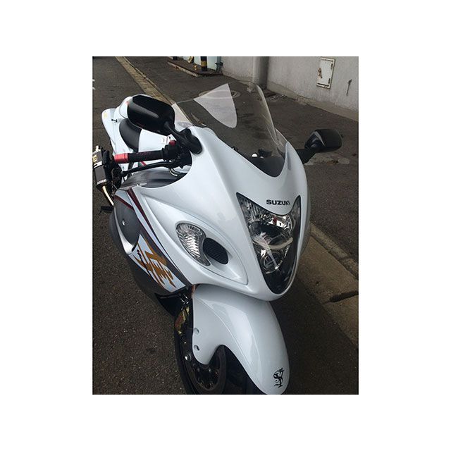 ACRY-Point GSX1300R隼 2008-2015用スクリーン ストリート（クリア） 130241 アクリポイント スクリーン関連パーツ バイク GSX1300R隼