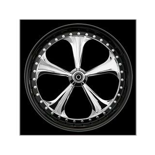 K&W MULTI-PICE TAHOE/RENEGADE WHEELS 材質 ポリッシュ サイズ 16×5.5in P50090 部品屋K&W ホイール本体 バイク 汎用(2)