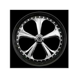 正規品／部品屋K&W MULTI-PICE TAHOE/RENEGADE WHEELS 材質：クロームメッキ サイズ：23×3.75in P50090 K&W ホイール本体 バイク 汎用