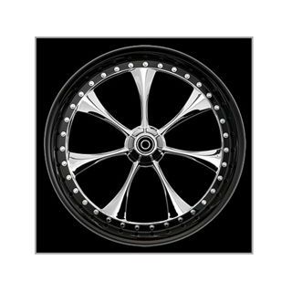 部品屋K&W MULTI-PICE PHOENIX/RENEGADE WHEELS 材質：ポリッシュ サイズ：18×10in P50105 K&W ホイール本体 バイク 汎用