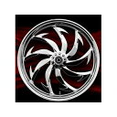 K&W SPEARFISH/RENEGADE WHEELS 材質 クロームメッキ サイズ 21×3.25in P50125 部品屋K&W ホイール本体 バイク 汎用(2)