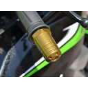 AGRAS バーエンド カラー ブラック 300-478-000BK アグラス ハンドル関連パーツ バイク ZX-10R ZX-6R/RR