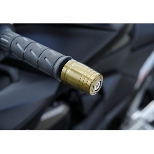 AGRAS バーエンド カラー ガンメタ 300-479-000GM アグラス ハンドル関連パーツ バイク