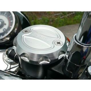 AGRAS マスターシリンダーキャップ Aタイプ カラー チタン 325-489-000T アグラス マスターシリンダー バイク W800