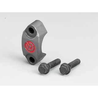 brembo CNCクランプ（レッドロゴ） 110.A263.87 ブレンボ ハンドル周辺パーツ バイク 汎用