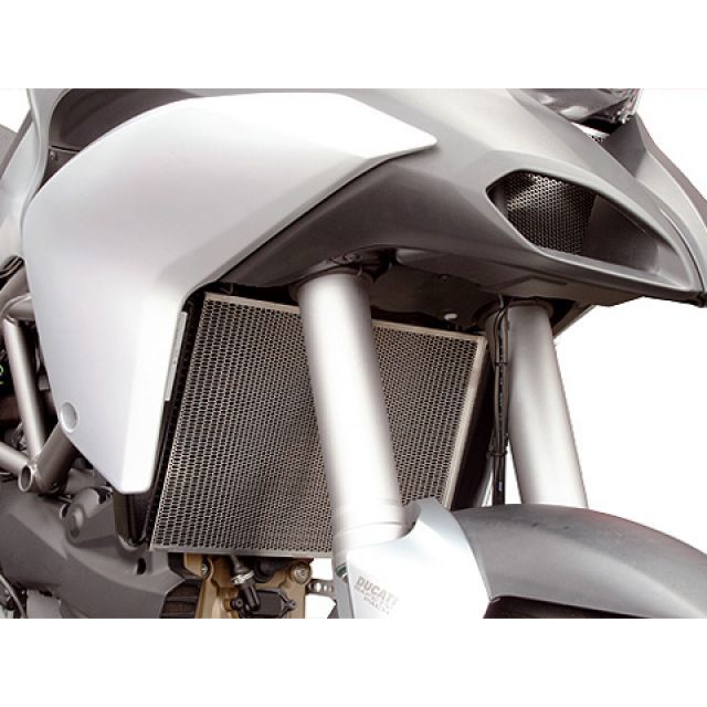 モトクレイジー ラジエターコアガード カラー：シルバー SCD-09WT MotoCRAZY ラジエター関連パーツ バイク