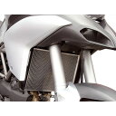 MotoCRAZY オイルクーラー&ラジエターコアガードセット カラー シルバー SCD-K10WT モトクレイジー オイルクーラー関連パーツ バイク MULTISTRADA1200/1200S(2)