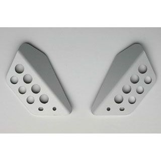 MotoCRAZY SBKヒールガード モンスター用 カラー ホワイト SHD-K03WT モトクレイジー その他外装関連パーツ