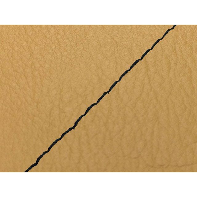 Grondement W650（99年 EJ650A1/C1） 国産シートカバー 張替 黄土色 ライン - 仕様 黒ステッチ GH5556KC490S10 グロンドマン シート関連パーツ バイク W650