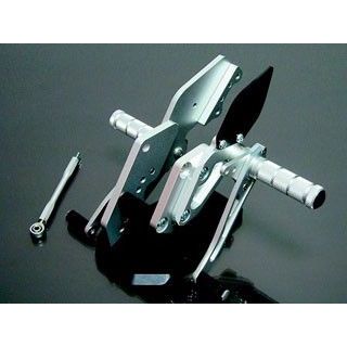 SPICE タクティカルステップ 3ポジション（シルバー） 0102BS1K106B スパイス バックステップ関連パーツ バイク ZZR1100