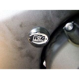 R&G フレームインサート（ブラック） RG-FI0016BK アールアンドジー メインフレーム バイク YZF-R1