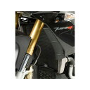 正規品／アールアンドジー ラジエターガード（ブラック） RG-RAD0109BK R&G ラジエター関連パーツ バイク トゥオーノV4R APRC