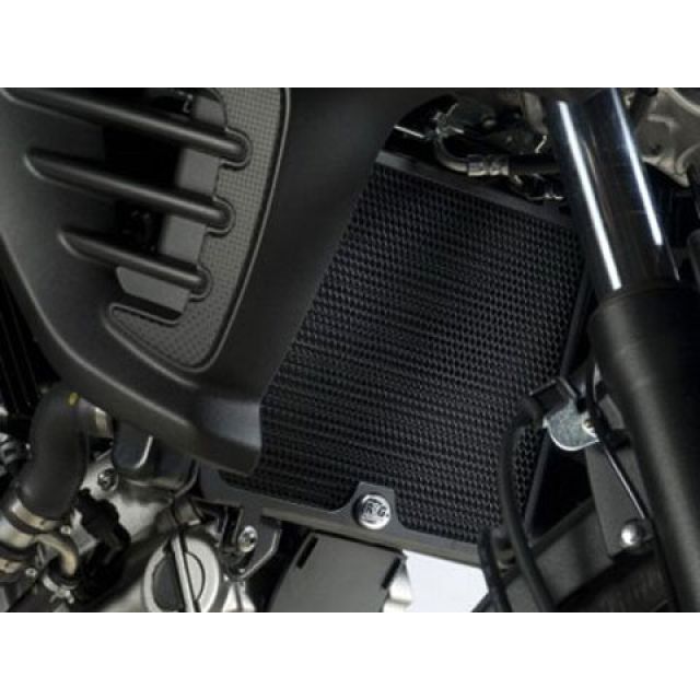 アールアンドジー ラジエターガード（ブラック） RG-RAD0112BK R&G ラジエター関連パーツ バイク Vストローム650