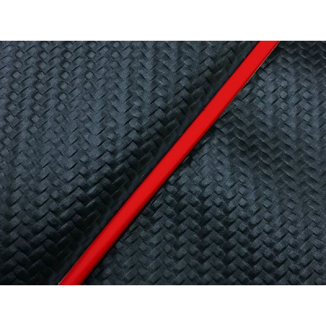 Grondement アドレスV100（CE11A） 国産シートカバー カーボンブラック タイプ 張替 仕様 赤パイピング GH15SC160P40 グロンドマン シート関連パーツ バイク アドレスV100