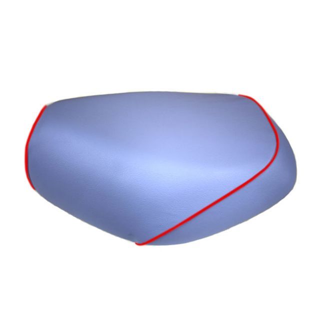 Grondement アドレスV100（CE11A） 国産シートカバー ライトブルー タイプ 被せ 仕様 赤パイピング GR15SC340P40 グロンドマン シート関連パーツ バイク アドレスV100