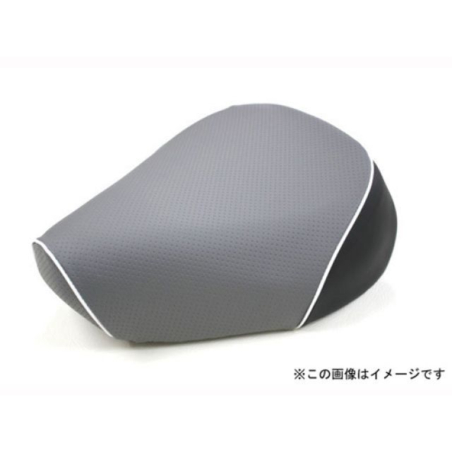 Grondement アドレスV125/G（CF46/4E） 国産シートカバー エンボスグレー タイプ 張替 仕様 白パイピング GH71SC120P20 グロンドマン シート関連パーツ バイク アドレスV125/G