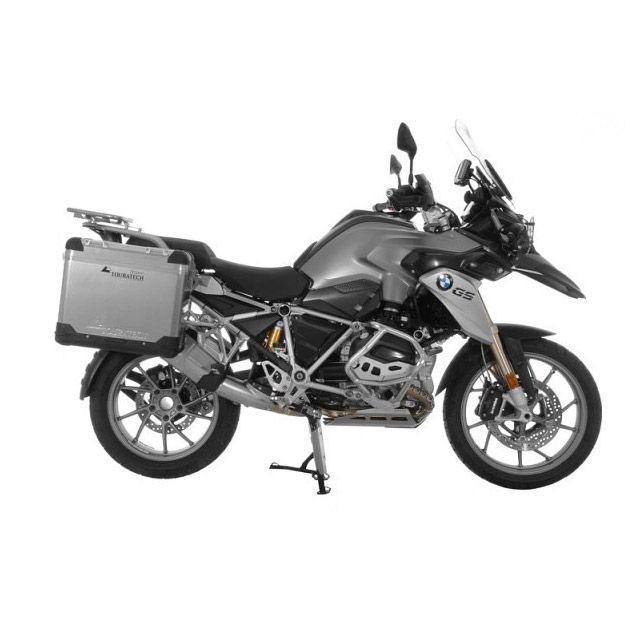 TOURATECH ZEGA-PRO 「アルミ無地」 パニア・スペシャルキット 38＋45L（シルバーフレーム） R1200GS（2013-） tt_01-045-5735-0 ツアラテック ツーリング用バッグ バイク