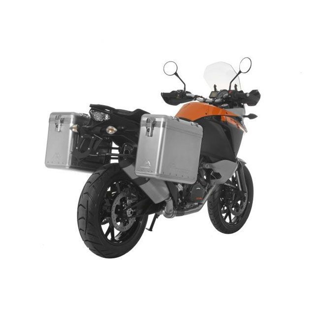 ツアラテック ZEGA Mundo アルミパニアシステム【アルミ無塗装】 38L＋45L KTM 1190 Adventure/R/1290 Super Adventure/1050 Adventure シルバーフレーム tt_01-371-6135-… 3