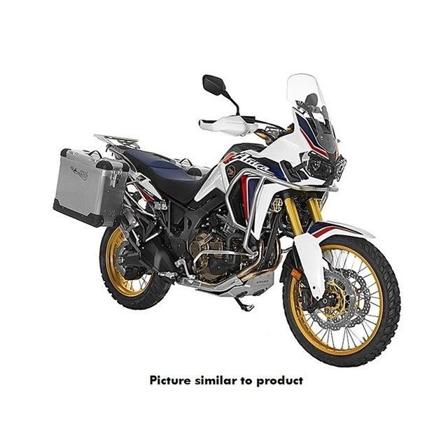 ツアラテック ZEGA Pro 『アルミ無塗装』 【38L＋45L】 アルミパニアシステム Honda CRF1000L Africa Twin 【シルバーフレーム】 tt_01-402-5735-0 TOURATECH ツーリング用バッグ バイク 1