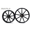 GLIDE アルミニウム鍛造ホイール リア(500-17) カラー グロスブラック 31690106 グライド ホイール本体 バイク DYNA