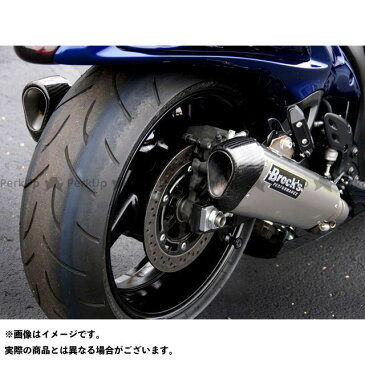 ブロックス 隼 ハヤブサ FULL TITANIUM EXHAUST SYSTEM DUAL CT MUFFLERS 仕様：QuiteKore Brocks