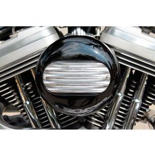 FORK マルチフェイス エアクリーナー フィンインサート for スポーツスター（CVキャブ） カラー ブラック ・1143-21 フォーク エアクリーナー バイク Sportster（CVキャブ装着車）