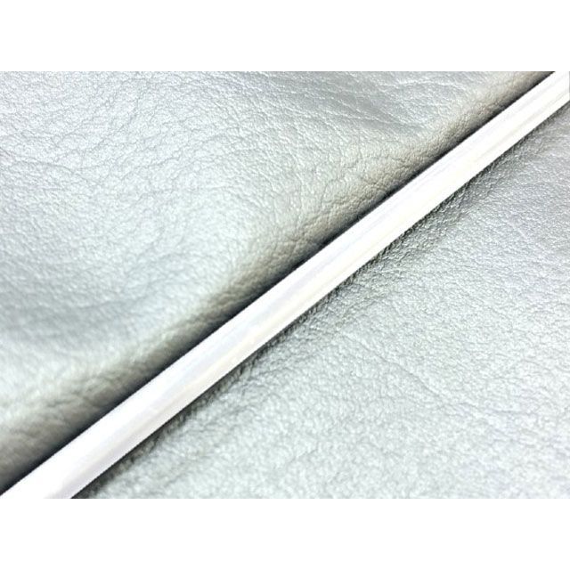 Grondement BJ 国産シートカバー シルバー タイプ 張替 仕様 白パイピング GH28YC540P20 グロンドマン シート関連パーツ バイク BJ（ベーシックジョグ）