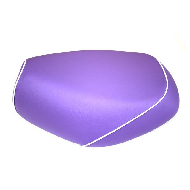 Grondement BJ 国産シートカバー パープル タイプ 張替 仕様 白パイピング GH28YC310P20 グロンドマン シート関連パーツ バイク BJ（ベーシックジョグ）