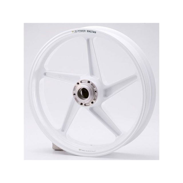 MAGTAN マグネシウム鍛造ホイール セット MAGTAN JB2 フロント：3.50-17/リア：6.00-17 カラー ホワイト JB2-205-01/WHT マグタン ホイール本体 バイク XJR1300（国内仕様）