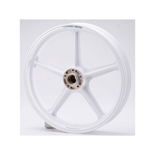 MAGTAN マグネシウム鍛造ホイール セット MAGTAN JB1 フロント：3.00-18/リア：4.50-18 カラー ホワイト JB1-318-01/WHT マグタン ホイール本体 バイク GSX-R1100