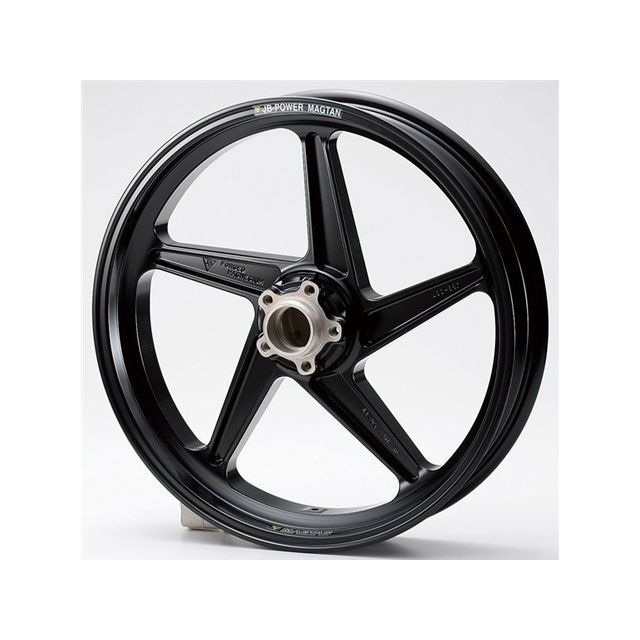 MAGTAN マグネシウム鍛造ホイール セット MAGTAN JB2 フロント：3.50-17/リア：6.00-17 カラー ブラック JB2-303-02/BLK マグタン ホイール本体 バイク GSX-R1100