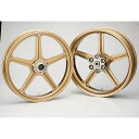 MAGTAN マグネシウム鍛造ホイール セット MAGTAN JB1 フロント:3.00-18/リア:4.00-18 カラー ゴールド JB1-403-02/G...