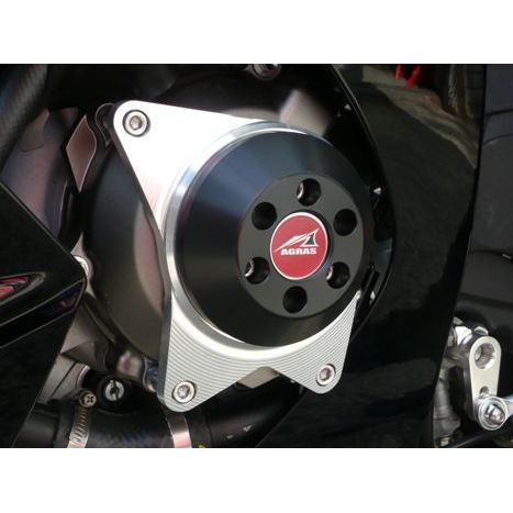 AGRAS レーシングスライダー スターターC カラー ジュラコン（R）/ホワイト 342-487-006 アグラス エンジンカバー関連パーツ バイク ZX-10R