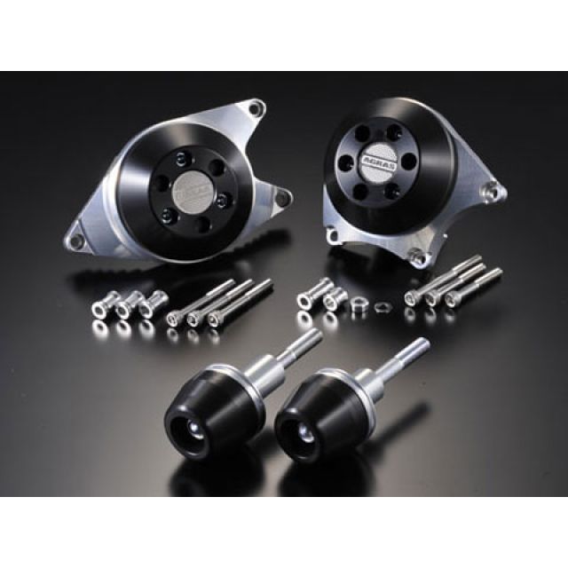 AGRAS レーシングスライダー 4点SET A カラー ジュラコン/ホワイト タイプ ロゴ有 342-395-012X アグラス スライダー類 バイク GSX-R1000