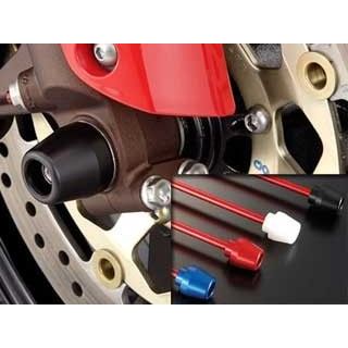 AGRAS フロントアクスルプロテクター コーンタイプ 仕様 アルミ カラー シルバー 343-165-A0S アグラス その他サスペンションパーツ バイク