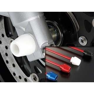 AGRAS フロントアクスルプロテクター コーンタイプ 仕様 アルミ カラー ブルー 343-387-A0B アグラス その他サスペンションパーツ バイク GSR400/600用 GSR750