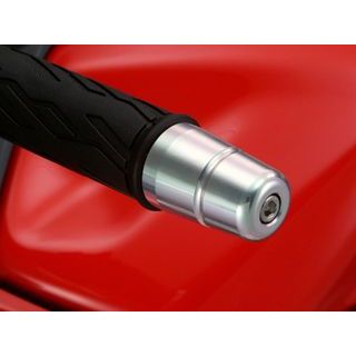 AGRAS バーエンド カラー ブルー 300-369-000B アグラス ハンドル関連パーツ バイク GSR750 GSX1300Rハヤブサ