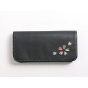 DEGNER 花山 WV-12K レザーウォレット(都桜/ブラック) WV-12K-MZ-BK メーカー在庫あり デグナー 財布 日用品