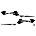 WW グロム用 グラフィックステッカー タイプ 単色 カラー 黒 grom-1_black ワールドウォーク ドレスアップ・カバー バイク GROM