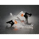 U-KANAYA スタンダードタイプ ショートアルミビレットレバーセット レバー シルバー アジャスター シルバー KA053-039-0203-03 ユーカナヤ レバー バイク Z750(2)